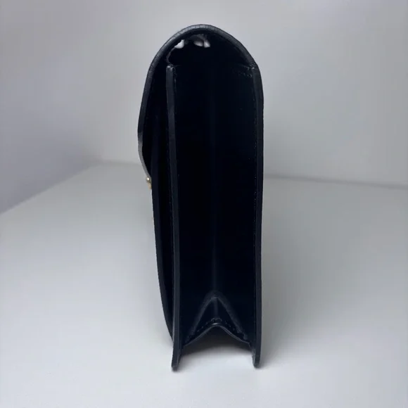 Louis Vuitton Black Epi Leather Sellier Dragonne Envelope Clutch Bag Authentic - Picture 3 of 16